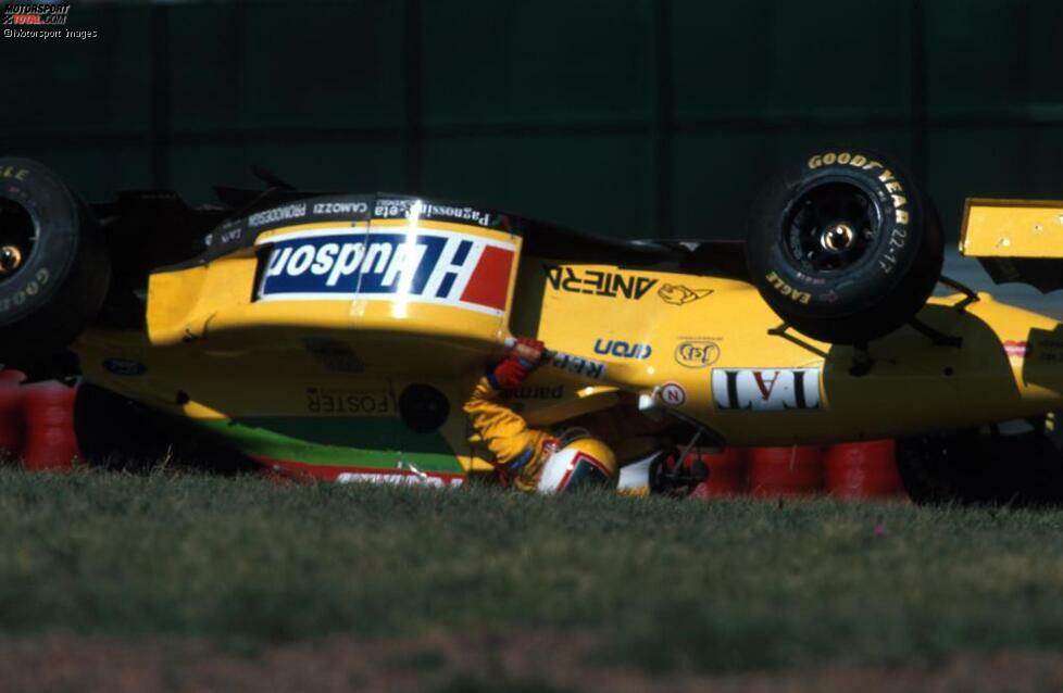 #10 Forti: Zwei Jahre lang ist Forti Teil der Formel-1-Geschichte, einen Eintrag in die Punkteliste gelingt dem Team aber nie. 1995 kann sich der Rennstall zwar für alle Grands Prix qualifizieren, das ist aber bereits der größte Erfolg der italienischen Mannschaft, die bis dahin in Nachwuchsserien unterwegs ist.