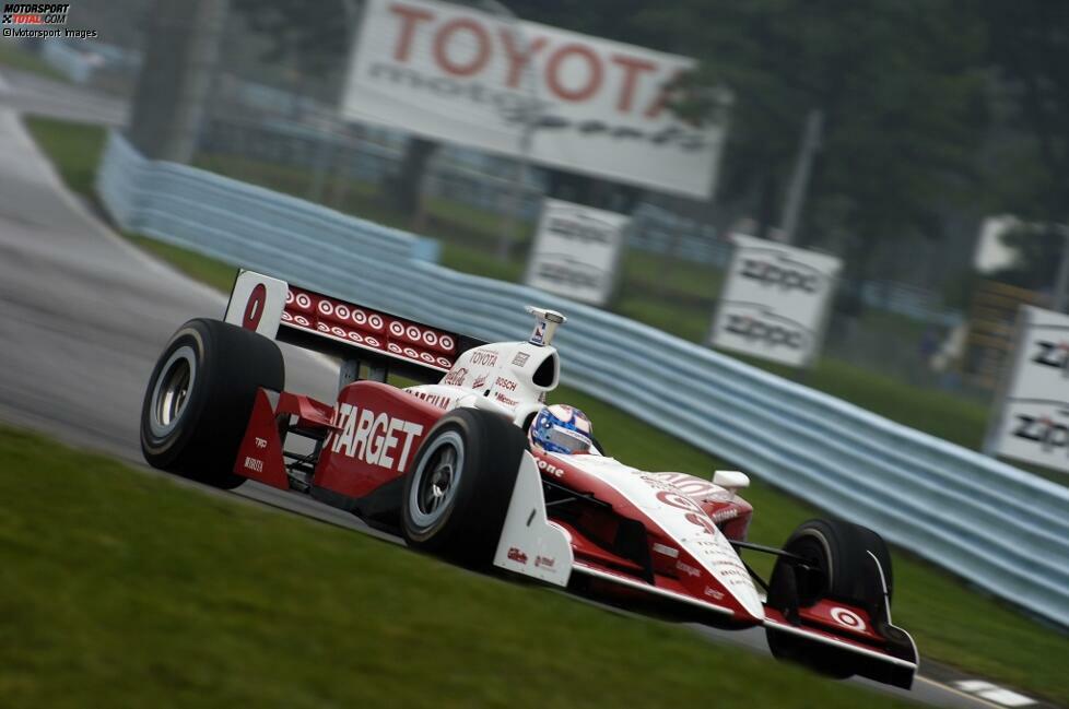 Die IRL-Jahre 2004 und 2005 sind zwei der schlechtesten in Dixons Karriere. 2004 bleibt er sieglos und beendet die Gesamtwertung auf P10. 2005 gelingt ihm in Watkins Glen (Foto) zwar ein Saisonsieg. Mit Gesamtrang 13 aber stellt er seinen Negativrekord aus der CART-Saison 2002 ein. Von nun an allerdings geht es nur noch aufwärts.