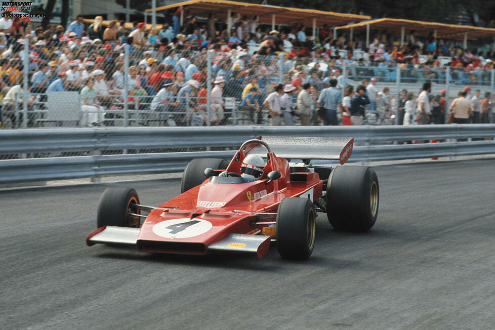 Arturo Merzario (1972-1973): Nachdem er 1972 bereits zwei Rennen für die Scuderia fährt, und direkt beim Debüt punktet, bestätigt ihn das Team für 1973. Der Ferrari ist damals jedoch nicht besonders konkurrenzfähig. In elf Ferrari-Einsätzen steht er nie auf dem Podium. Das gelingt ihm bis zum Ende seiner F1-Karriere 1979 auch nie mehr.