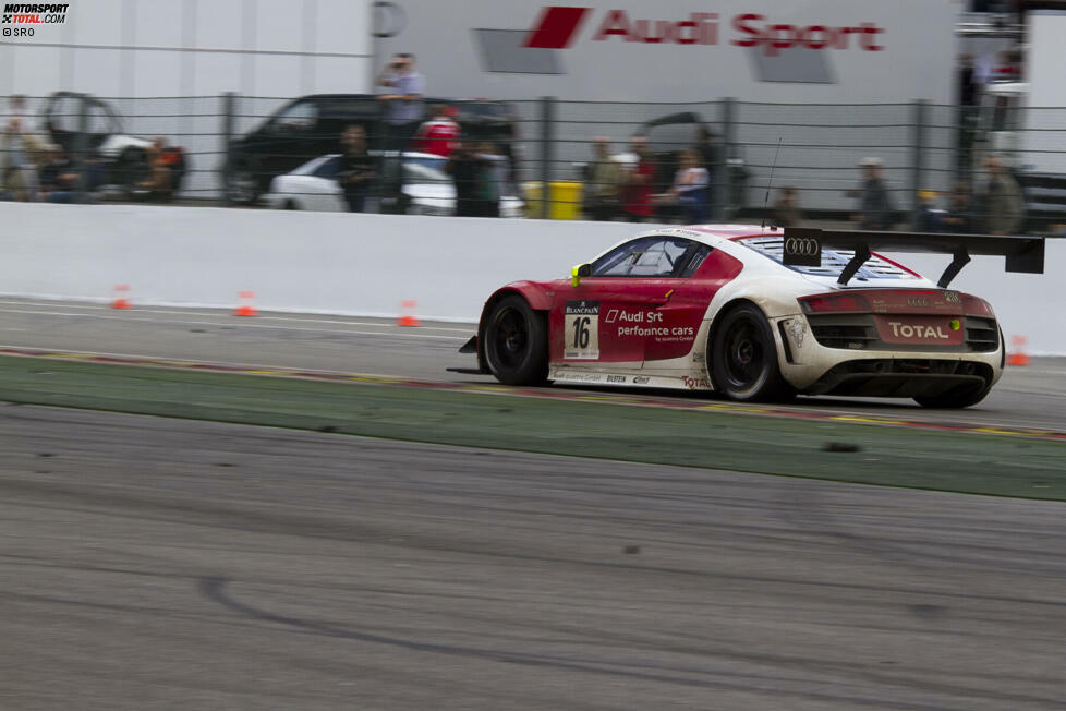 16 - Von weiter hinten als der Phoenix-Audi #16, der 2012 vom 29. Startplatz aus das Rennen gewinnen konnte, ist in der GT-Ära des 24-Stunden-Rennens von Spa noch kein weiteres Fahrzeug gestartet.