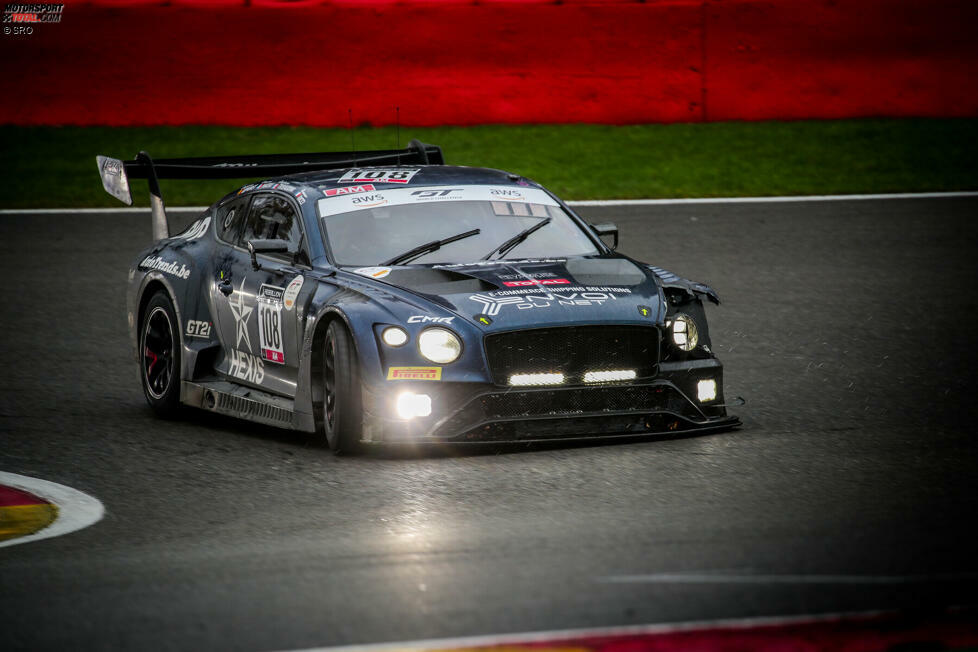 Während es im Pro Cup einfach nicht funktionieren will, hat Bentley zumindest seinen ersten Klassensieg bei den 24h Spa geholt: CMR bescherte der britischen Marke den Sieg im Am Cup