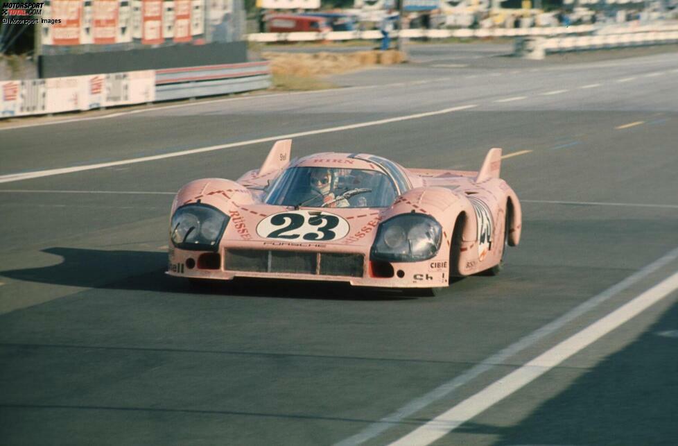 Platz 3: Porsche 917K (1971) - Der 917 legte den Grundstein für die lange Erfolgsgeschichte von Porsche in Le Mans, doch in kaum einem Jahr gab es so viele besondere Lackierungen wie im Jahr 1971. Es war beispielsweise die Geburtsstunde der pinkfarbenen 