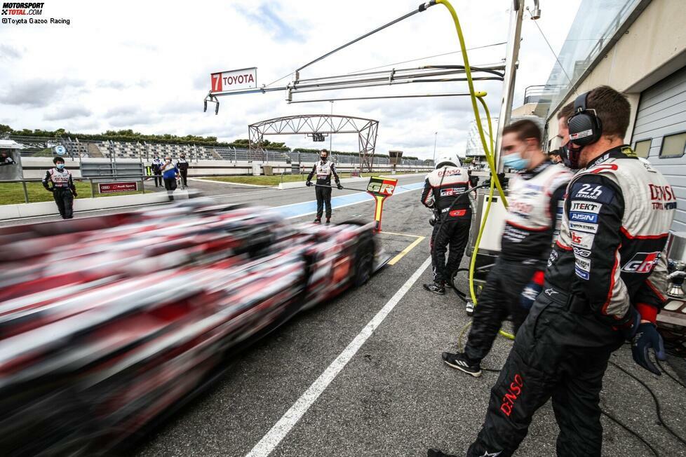 Hypercar-Test von Toyota in Le Castellet in Vorbereitung auf die WEC 2021