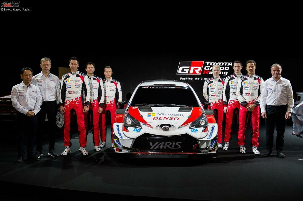 Das Toyota-Team für die Rallye-WM 2020