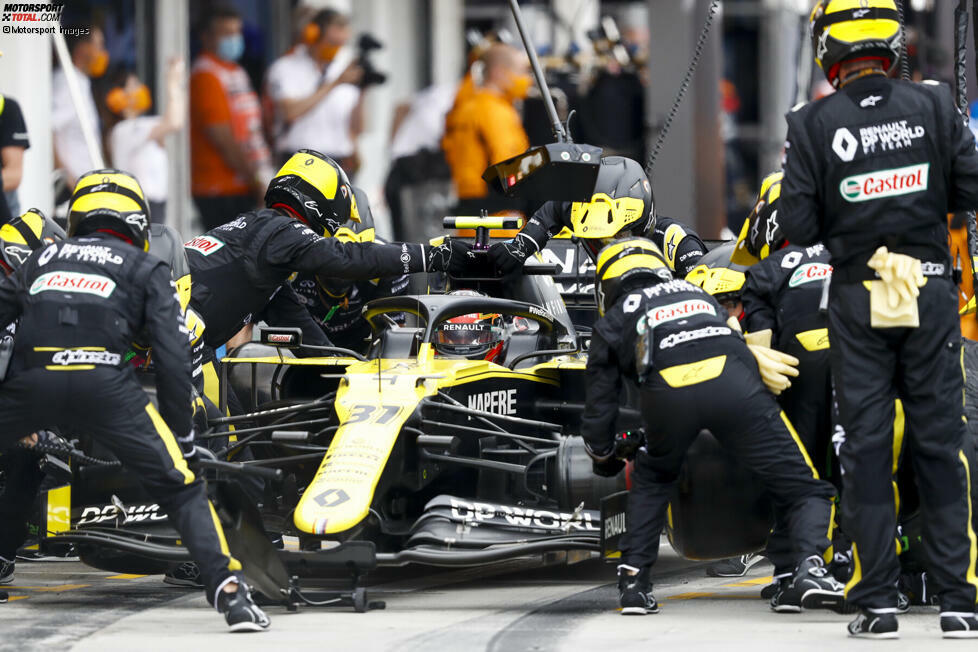 Esteban Ocon (4): Von P14 gestartet und auf P14 ins Ziel gekommen. So unauffällig, dass man sich nicht einmal sicher sein konnte, ob er am Sonntag überhaupt mitgefahren ist. Dass das in einem Renault viel zu wenig ist, das versteht sich von selbst - vor allem dann, wenn der Teamkollege Achter wird.