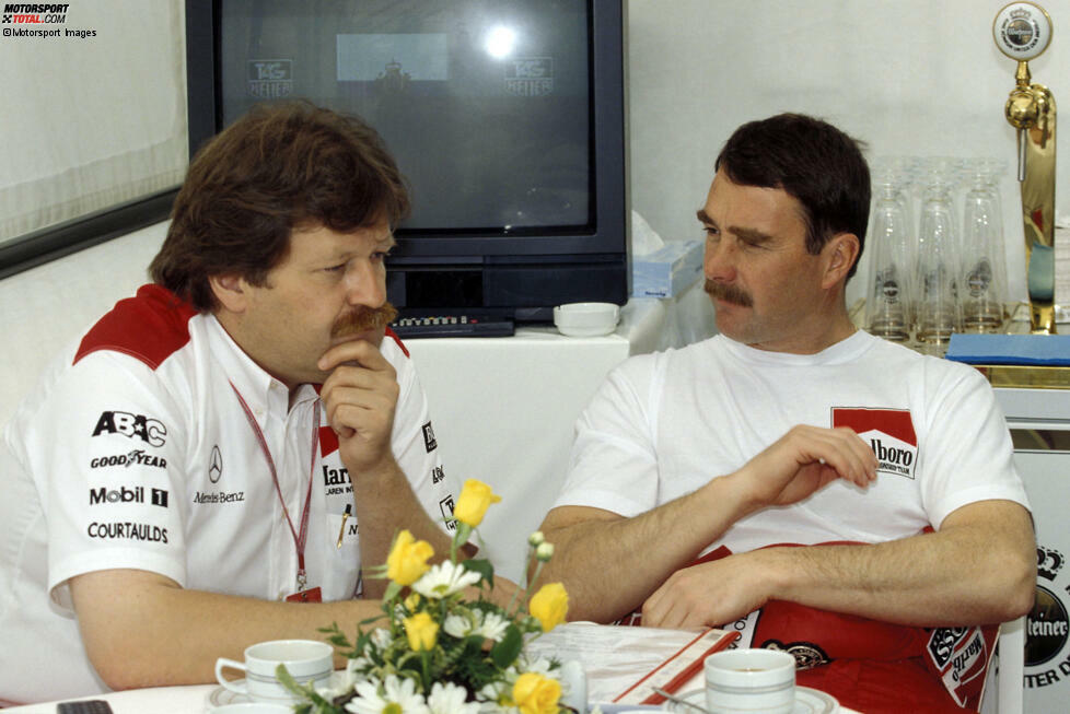 Nigel Mansell zu McLaren (1995): Nach einem Jahr Formel-1-Pause kehrt der Weltmeister von 1992 in der Saison 1994 noch einmal für vier Rennen zu seinem Ex-Team Williams zurück. Weil er das Saisonfinale in Australien dabei sogar gewinnt, will er 1995 noch einmal angreifen - mit McLaren.
