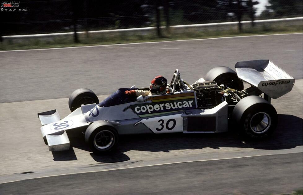 Emerson Fittipaldi zu Copersucar (1976): Der Brasilianer zählt in den Siebzigern zu den absoluten Topstars der Formel 1. Zwischen 1972 und 1975 wird in vier Jahren für Lotus respektive McLaren zweimal Weltmeister und zweimal Vizechampion. 1976 verlässt er McLaren völlig überraschend in Richtung Copersucar. Wie kommt's?