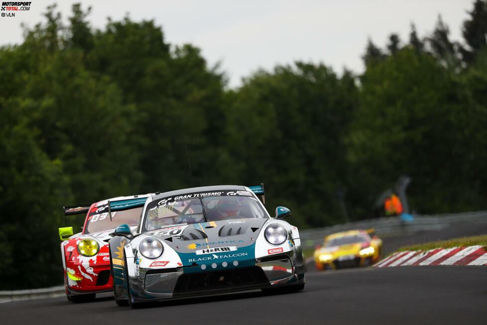 Black Falcon: DABEI! Der Porsche 911 GT3 Cup MR aus der SP-Pro gönnt sich auch Teil zwei des 