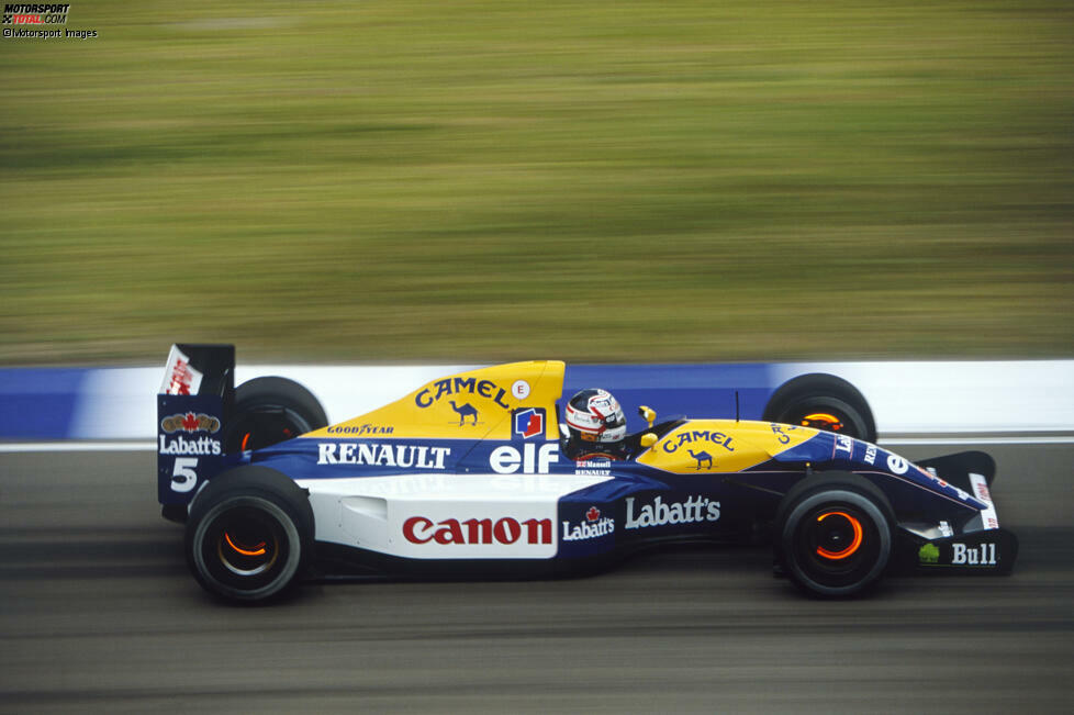 Das Traditionsteam konnte insgesamt zehn von 16 Grands Prix gewinnen, Mansell allein triumphierte neunmal. Das Team gewann überlegen die Konstrukteurs- und Fahrer-WM.