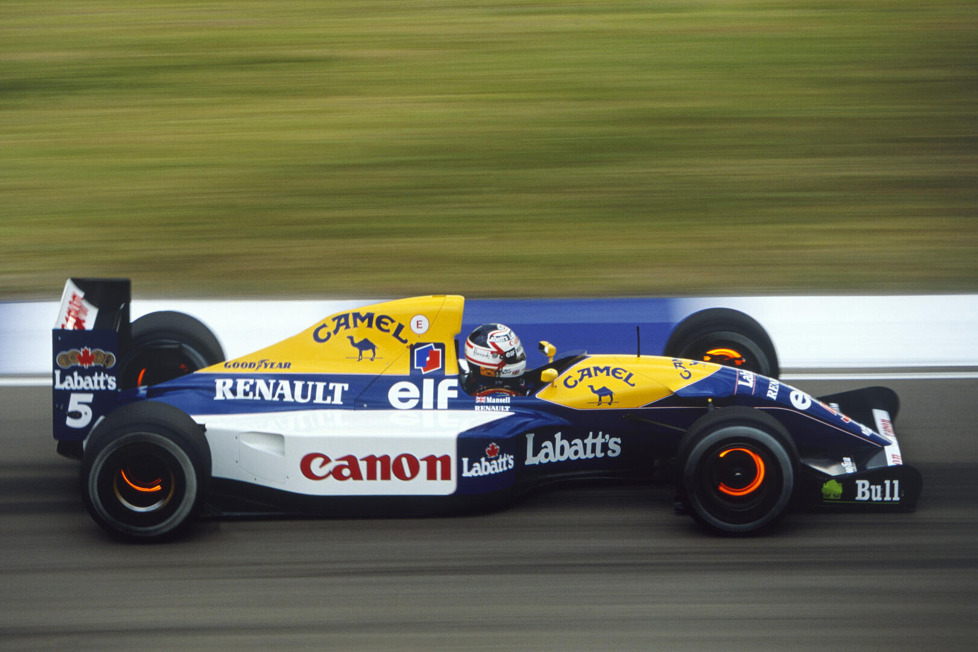 Sebastian Vettel hat sich den Williams FW14B der Saison 1992 gekauft  - Damit wurde Nigel Mansell überlegen Weltmeister: Die Sternstunden zum Durchklicken!