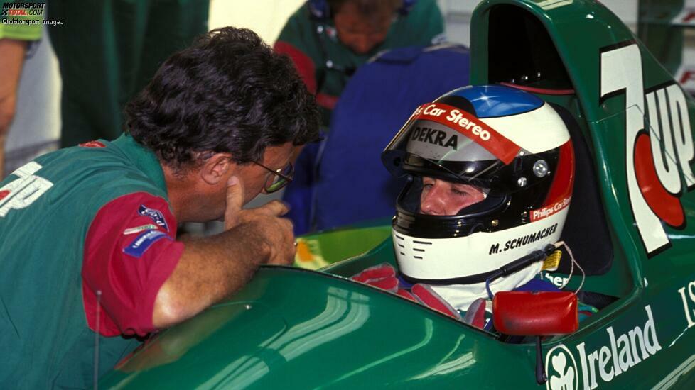 Über Eddie Jordan in Spa 1990: 