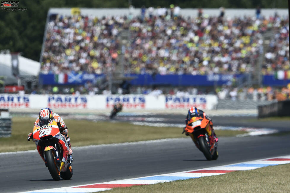 Dani Pedrosa (Honda) belegt mit 16,043 Sekunden Rückstand den 15. Platz.