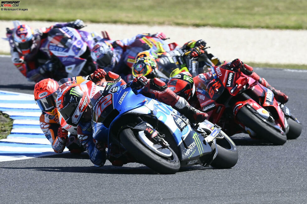 16. Oktober 2022: Alex Rins (Suzuki) gewinnt den Grand Prix von Australien in Phillip Island.