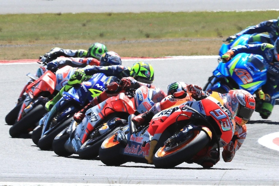 Das MotoGP-Feld rückte in den vergangenen Jahren immer näher zusammen - In diesen Rennen waren die Top 15 am engsten beisammen