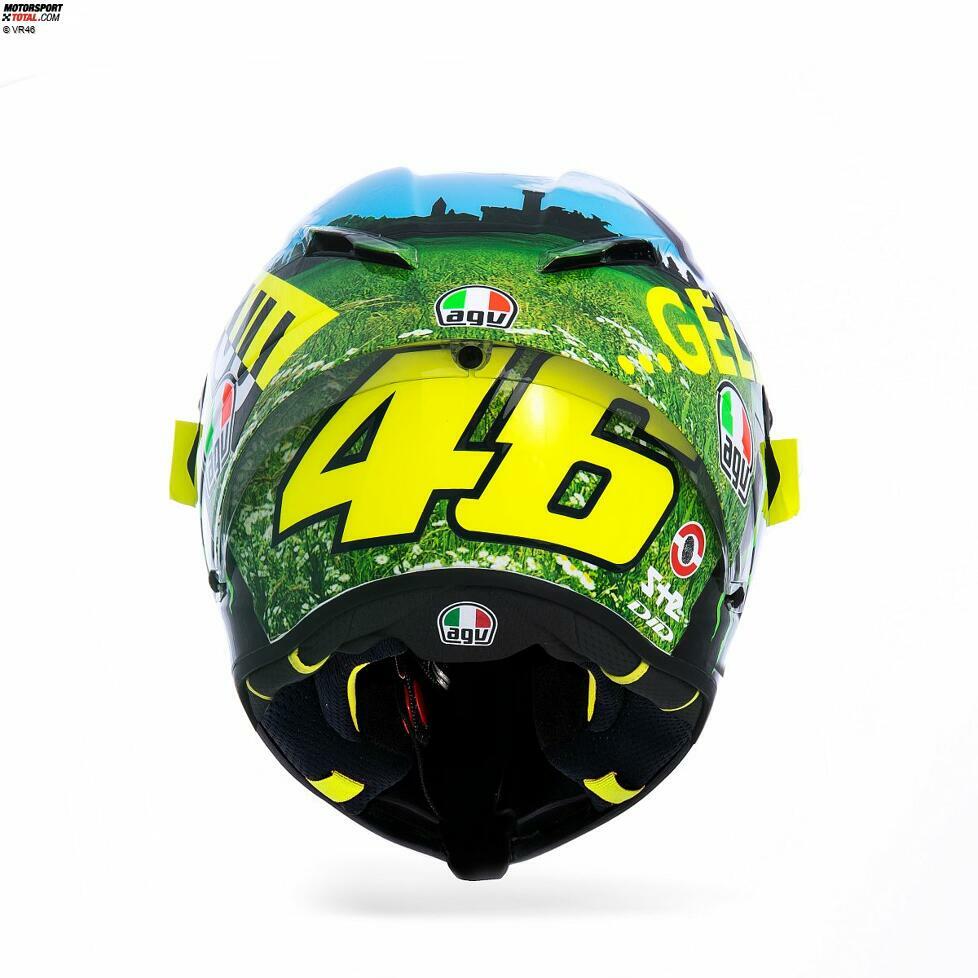 Das Helmdesign von Valentino Rossi in Mugello 2021