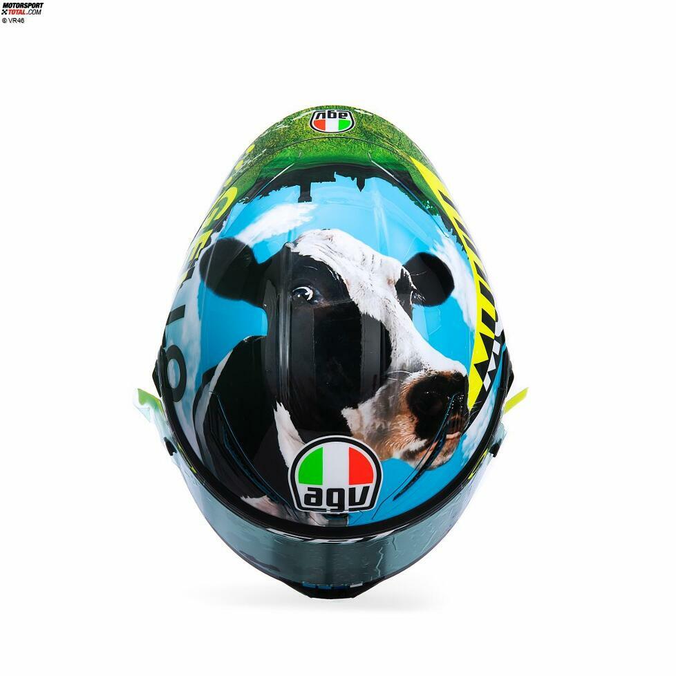 Das Helmdesign von Valentino Rossi in Mugello 2021