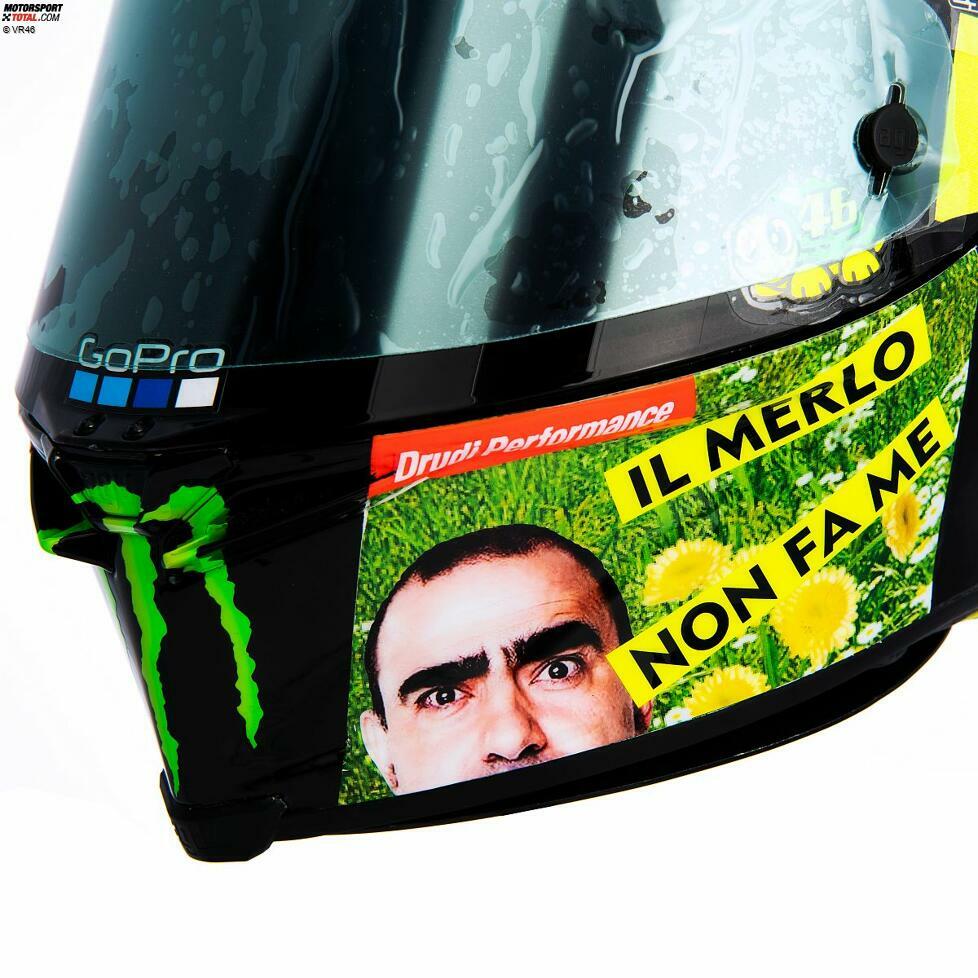 Das Helmdesign von Valentino Rossi in Mugello 2021