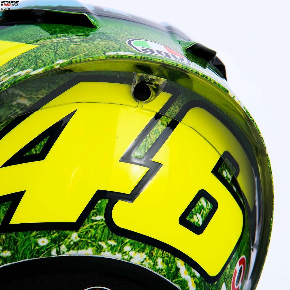 Das Helmdesign von Valentino Rossi in Mugello 2021