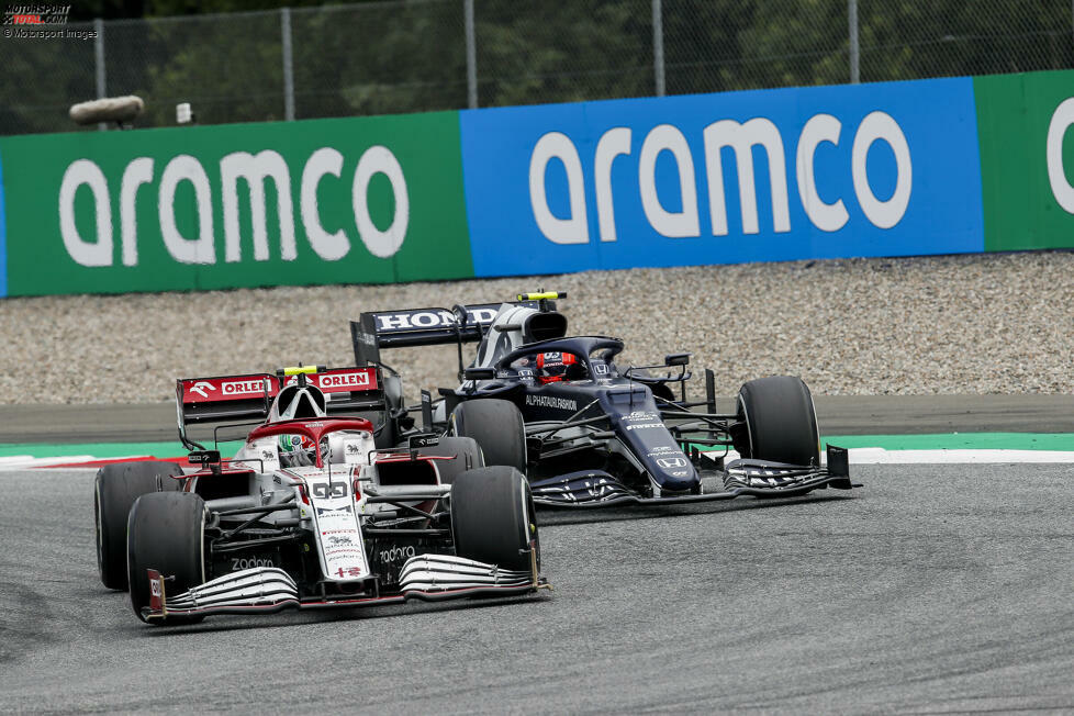 Antonio Giovinazzi (4): Im Qualifying den (schwächelnden) Teamkollegen geschlagen, am Start in eine unglückliche Kollision mit Esteban Ocon und Mick Schumacher verwickelt, dann auch noch eine unglückliche Strafe kassiert wegen Überholen unter Safety-Car, beim Reinfahren an die Box. Aber der Speed hat gefehlt.