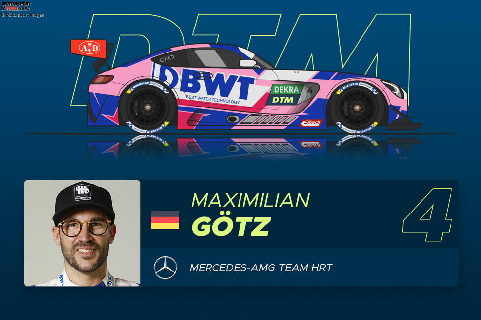 #4 Maximilian Götz (35) - Ranking: ******** (8 Sterne) 
Mit vier Bestzeiten an fünf DTM-Testtagen hat sich der Ex-Vettel-Bezwinger und GT3-Spezialist selbst in die Favoritenrolle gedrängt. Der Wechsel von HTP im ADAC GT Masters zum HRT-Team in die DTM hat ihm gutgetan. Seine Schwäche? Nicht der Zweikampf-Stärkste.