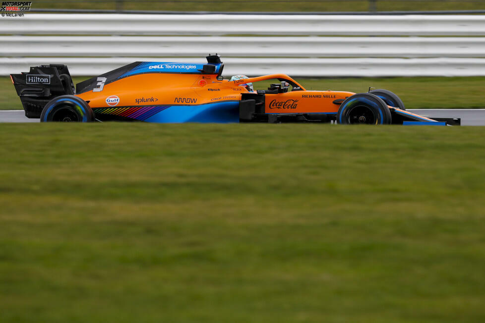 #3: Daniel Ricciardo fährt mit der Startnummer 3 auf dem McLaren. Schon in seiner Kartzeit war das seine 