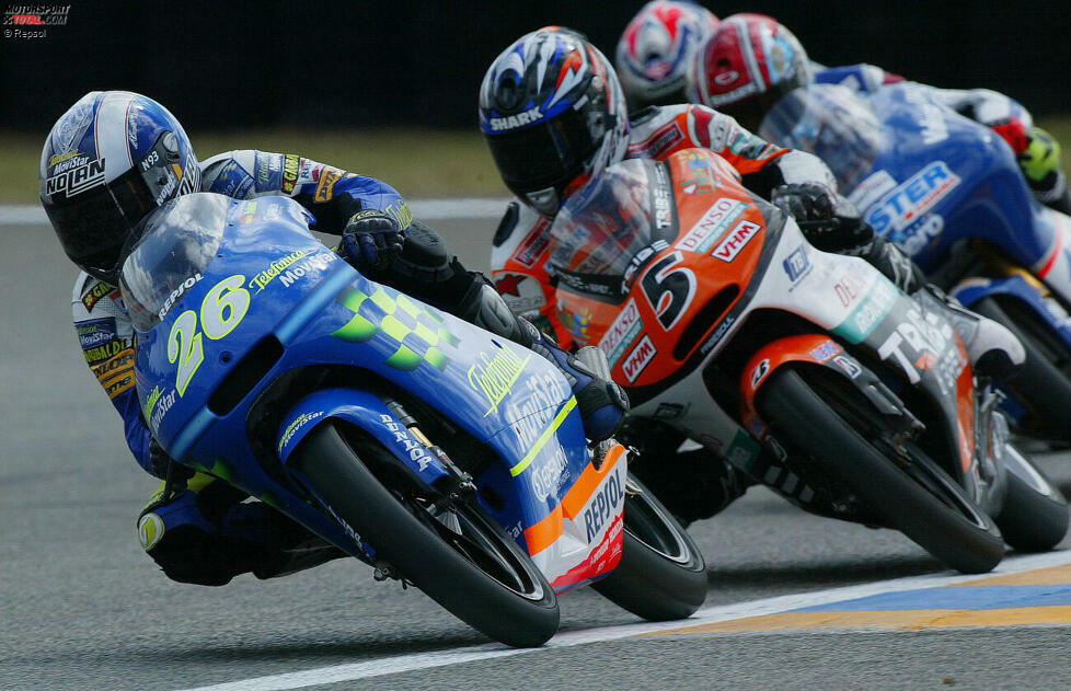 DANI PEDROSA - 16 Jahre und 273 Tage: Zum ersten Mal kann der Spanier in Assen 2002 über einen Sieg jubeln. In den nächsten drei Jahren gewinnt er drei WM-Titel in Folge (2 x 125er, 1x 250er). Ein Gesamtsieg in der MotoGP bleibt ihm jedoch verwehrt. Seit seinem Rücktritt Ende 2018 ist Pedrosa als KTM-Testfahrer tätig.