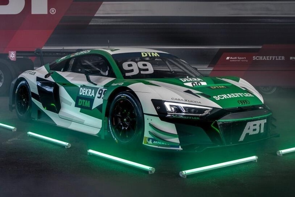 Das Abt-Team präsentiert die Designs für die DTM-Saison 2021: Wie die drei Audi R8 LMS von Mike Rockenfeller, Kelvin van der Linde und Sophia Flörsch aussehen