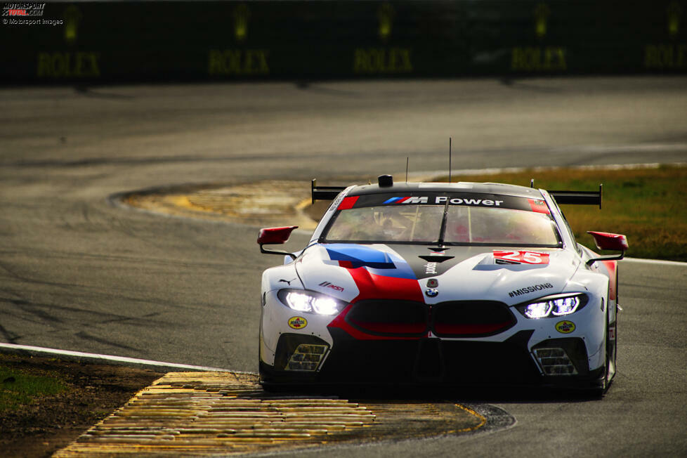 27./28.01.2018: Das Renndebüt des BMW M8 GTE findet planmäßig bei den 24h Daytona 2018 statt. Die beiden vom Rahal-Team betreuten Autos erreichen in der GTLM-Klasse die Plätze sieben und neun. Es gewinnt der Ford #67 (Briscoe/Westbrook/Dixon).