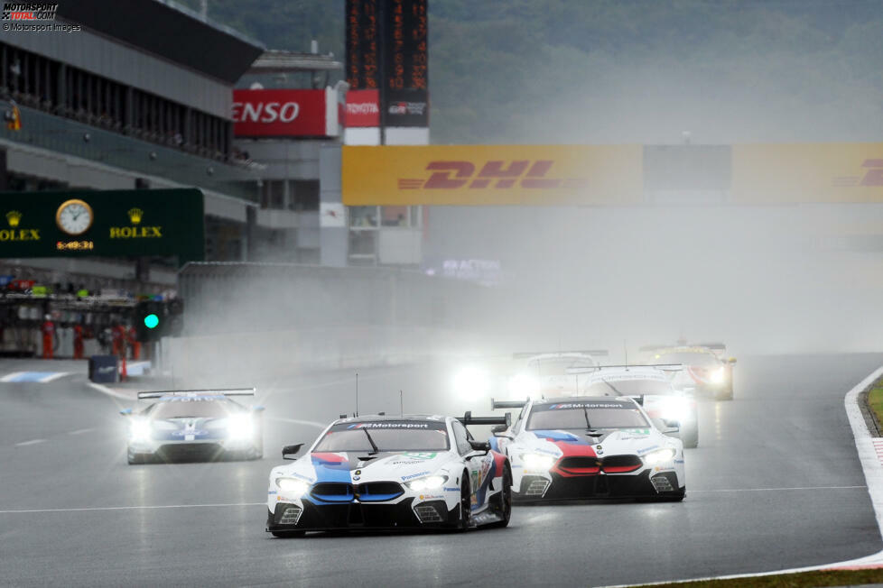 14.10.2018: Komplett unerfolgreich ist man jedoch auch in der WEC nicht. Bei den 6h Fuji holt BMW sein erstes von insgesamt zwei Klassen-Podien in der Langstrecken-WM. Blomqvist/Felix da Costa erreichen den zweiten Platz hinter dem Porsche #92 (Christensen/Estre).