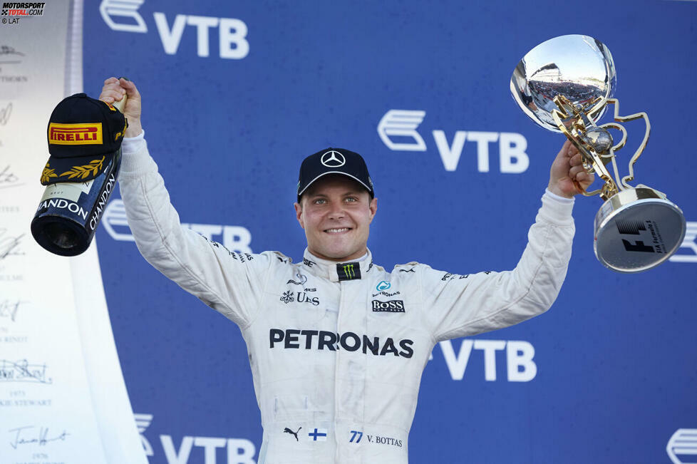 8. Valtteri Bottas (Mercedes) beim Großen Preis von Russland 2017