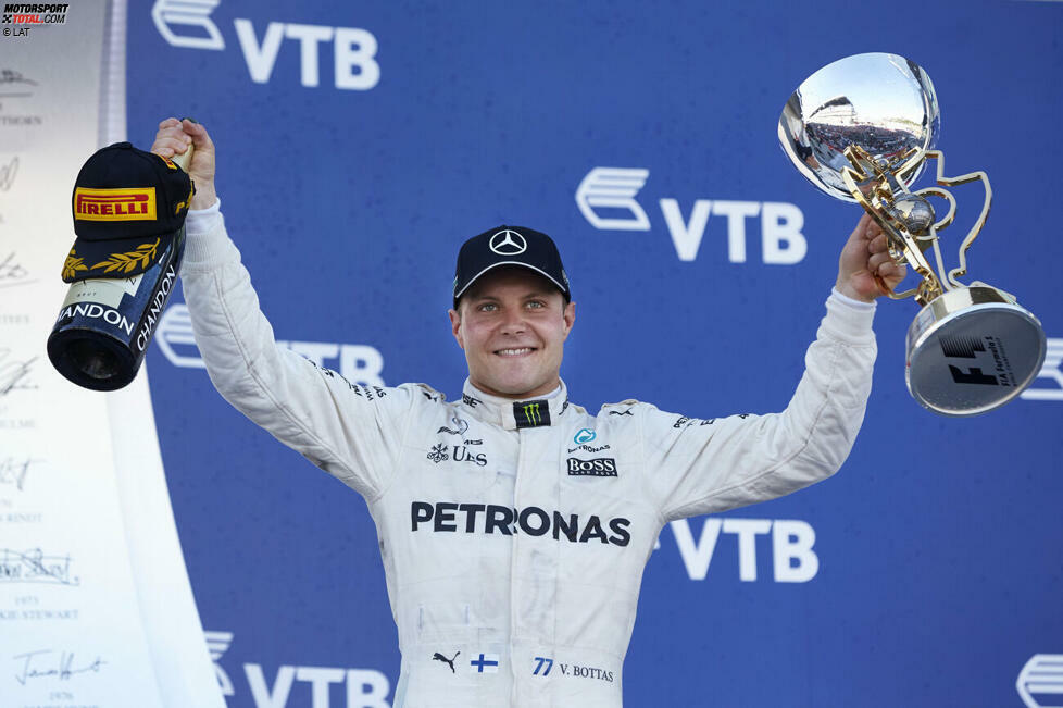9. Valtteri Bottas (Mercedes) beim Großen Preis von Russland 2017