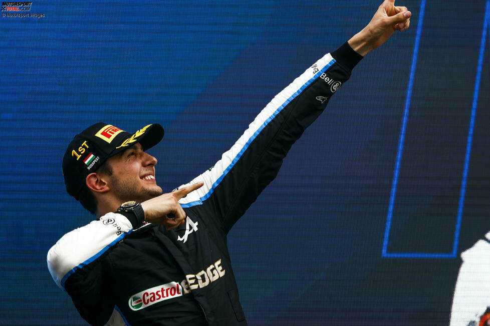 5. Esteban Ocon (Alpine) beim Großen Preis von Ungarn 2021
