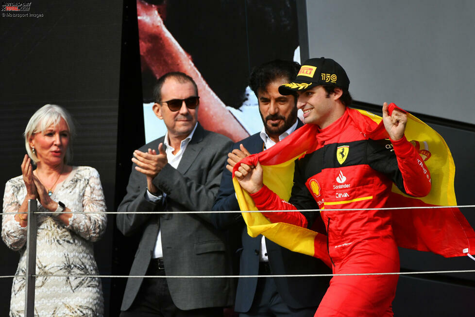 4. Carlos Sainz (Ferrari) beim Großen Preis von Großbritannien 2022