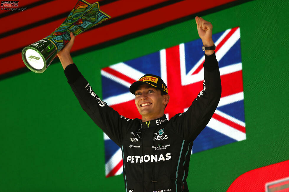 3. George Russell (Mercedes) beim Großen Preis von Sao Paulo 2022