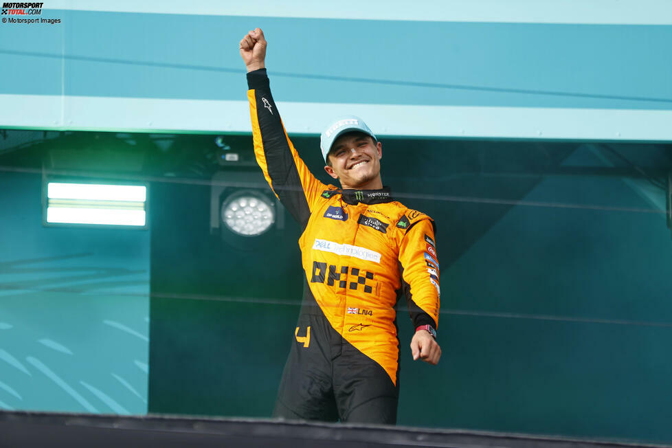 1. Lando Norris (McLaren) beim Großen Preis von Miami 2024