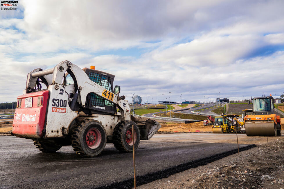 Auf dem igora Drive nahe St. Petersburg gehen derzeit Modernisierungsarbeiten voran, bevor die Formel 1 in zwei Jahren dort aufschlagen wird.