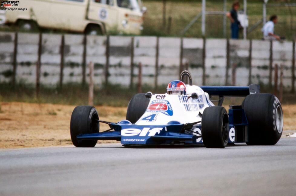 Patrick Depailler ist 1978 beim Südafrika-Grand-Prix in Kyalami der Mann der Stunde in der Formel 1, bis ihm 15 Runden vor Schluss ein Benzindruck-Fehler einen Strich durch die Rechnung macht und ...