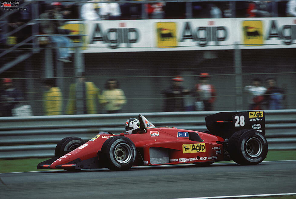 Ebenfalls den ersten Formel-1-Sieg vor Augen hat 1985 beim San-Marino-Grand-Prix in Imola Stefan Johansson im Ferrari, bei seinem erst zweiten Einsatz für die Scuderia. Johansson profitiert von einigen Ausfällen vor ihm und ...