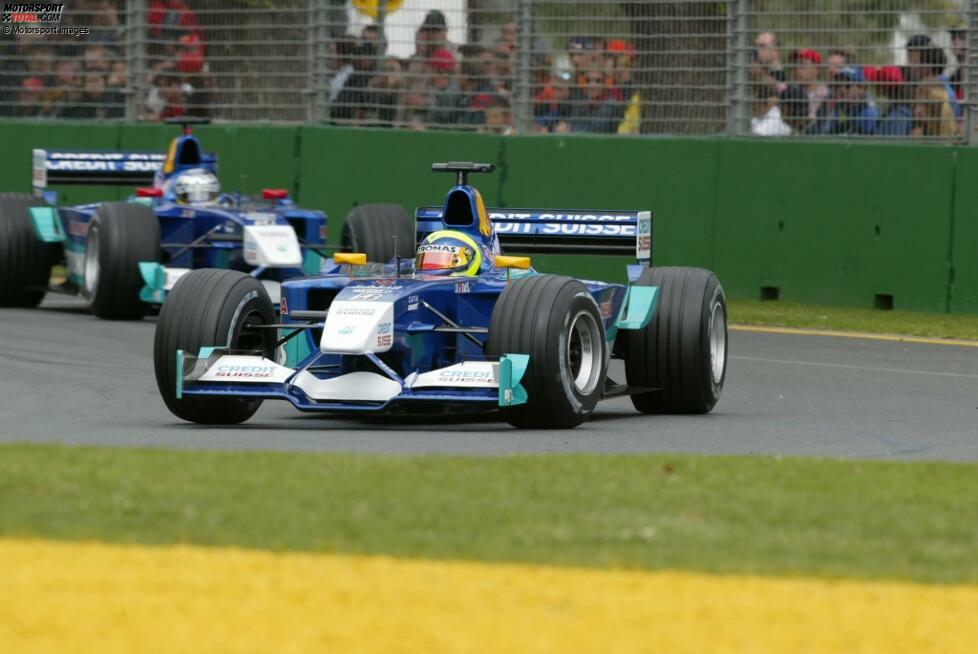 #2 Felipe Massa - 0 Runden (Australien 2002): Der Brasilianer feiert in Melbourne einen ordentlichen Einstand und fährt im Qualifying auf Anhieb in die Top 10. Nebenbei kann er auch noch seinen erfahreneren Teamkollegen Nick Heidfeld schlagen. Das nützt ihm am Sonntag aber nichts ...