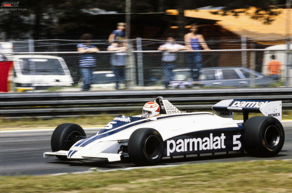 Zolder 1981: Wieder verfehlt ein Fahrer seinen Startplatz nach der Aufwärmrunde. Dieses Mal ist es Nelson Piquet im Brabham. Er dreht daraufhin eine Extrarunde. Die Autos, die schon in der Startaufstellung stehen und dort mit laufendem Motor warten, laufen allmählich heiß ...