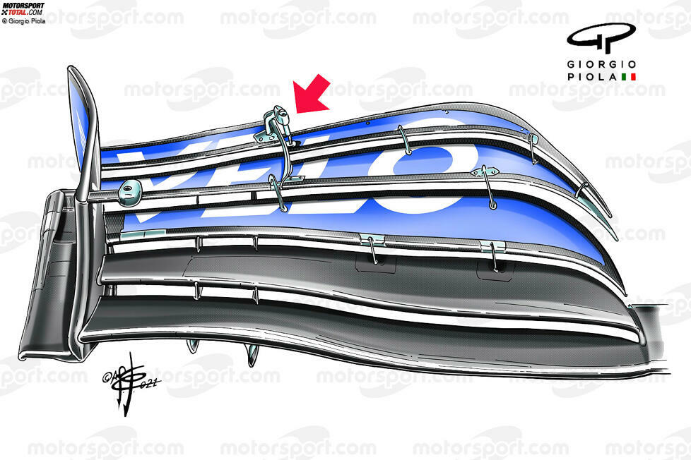 Um das Maximum aus dem MCL35M herauszuholen, hatte das Team für den Italien-Grand-Prix eine neue Front- und Heckflügelanordnung entwickelt. Beim Frontflügel ging es vor allem darum, den Ausgleichseffekt eines Heckflügels mit deutlich geringerem Abtrieb zu erzielen, wobei ein Teil des oberen Flügels weggeschnitten wurde.