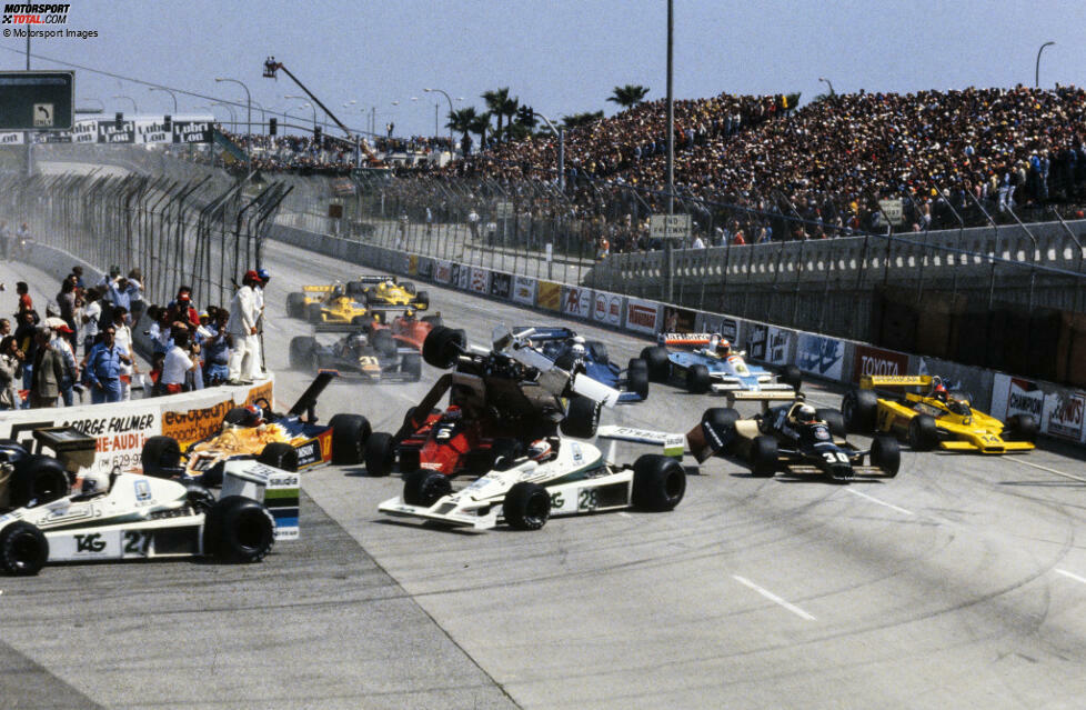 #10 Patrick Tambay (8 Ausfälle bei 114 Rennen): Die Liste beginnt mit dem zweimaligen Grand-Prix-Sieger, der in seiner neunjährigen Formel-1-Karriere achtmal nicht über die erste Runde herauskommt. Besonders spektakulär ist sein Flug über den Brabham von Niki Lauda in Long Beach 1979, der beide ins Aus reißt.