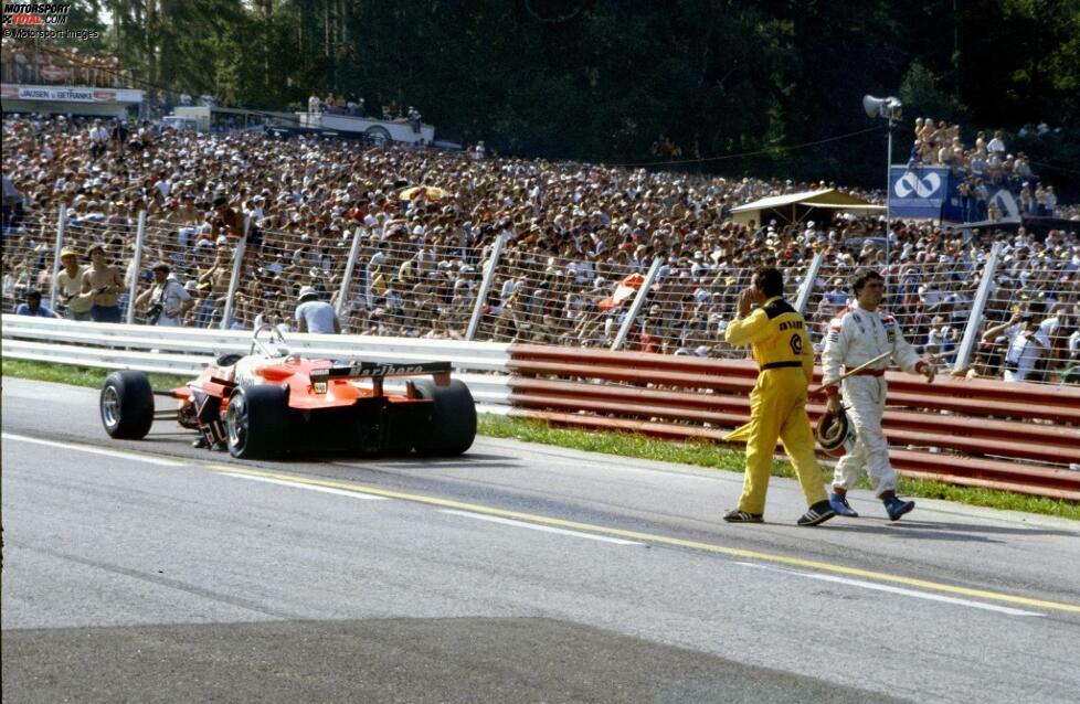 Zudem stellt er natürlich auch einige Ausfallrekorde auf: 18 mal in Folge kommt er nicht ins Ziel, 1987 sieht er nur in zwei von 16 Rennen die Zielflagge. Sein Leben lässt de Cesaris auch bei einem Unfall: Er stirbt 2014 in Italien bei einem Verkehrsunfall auf seinem Motorrad.