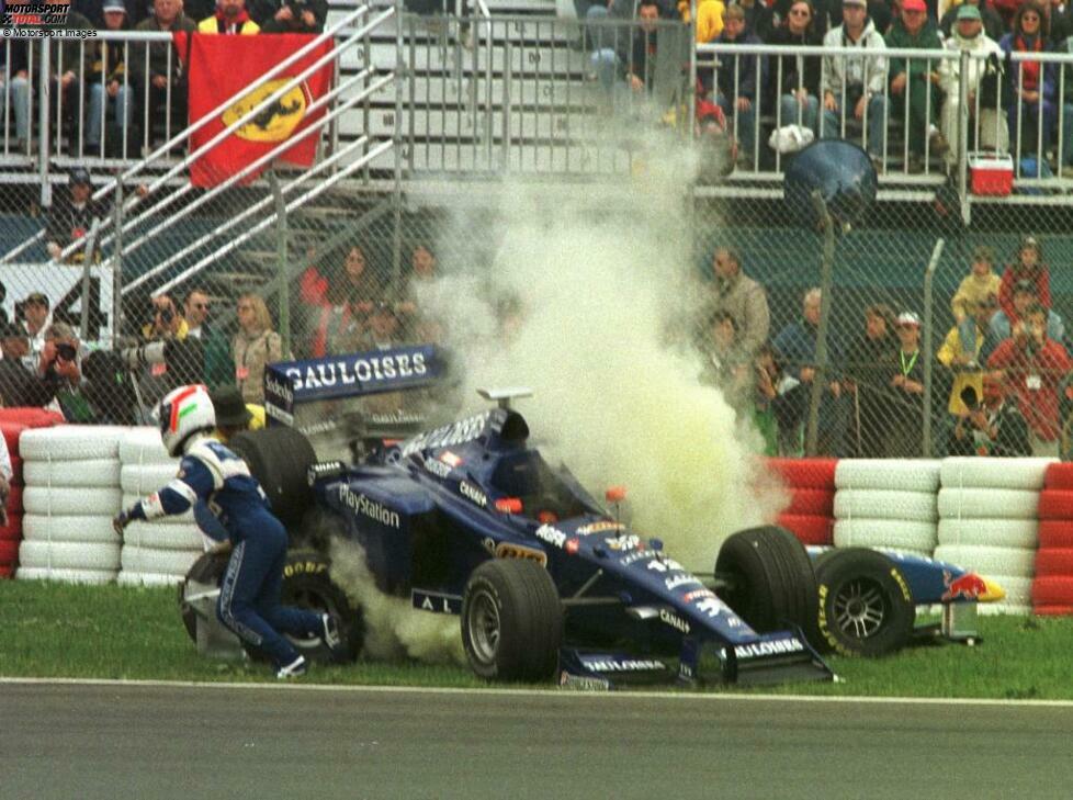 Sinnbildlich für Platz 1 steht aber der Kanada-GP 1998: Nach einem Unfall zwischen Trulli und Alexander Wurz wird das Rennen abgebrochen und neugestartet. Doch auch bei Versuch zwei kommt der Prost-Pilot nicht über Kurve 2 hinaus, bevor er auf Jean Alesi strandet.