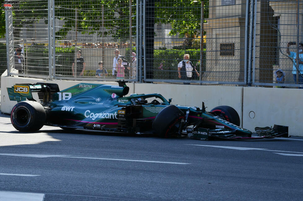 Lance Stroll (4): Mit seinem Qualifying-Crash in Q1 hat er seine Chancen im Rennen vermindert. Dafür gibt es die Vier. Im Rennen hat Stroll seine Strategie von hinten kommend gut umgesetzt. Für den erneuten Unfall nach Reifenschaden konnte er nichts.