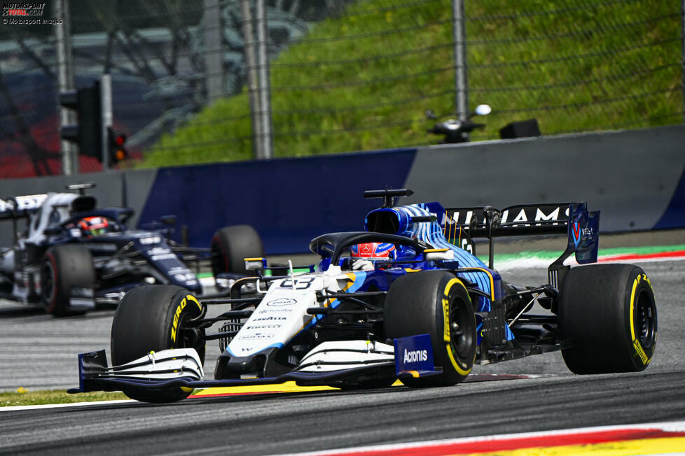 George Russell (1): Der Pechvogel von Österreich. Immer wenn der Williams-Pilot in den Punkten liegt, geht irgendetwas schief. Dass er aber überhaupt auf Platz acht liegen konnte und im Qualifying nur um 0,008 Sekunden Q3 verpasste, honorieren wir mit einer mehr als verdienten 1. Da gab es keine Gegenargumente.