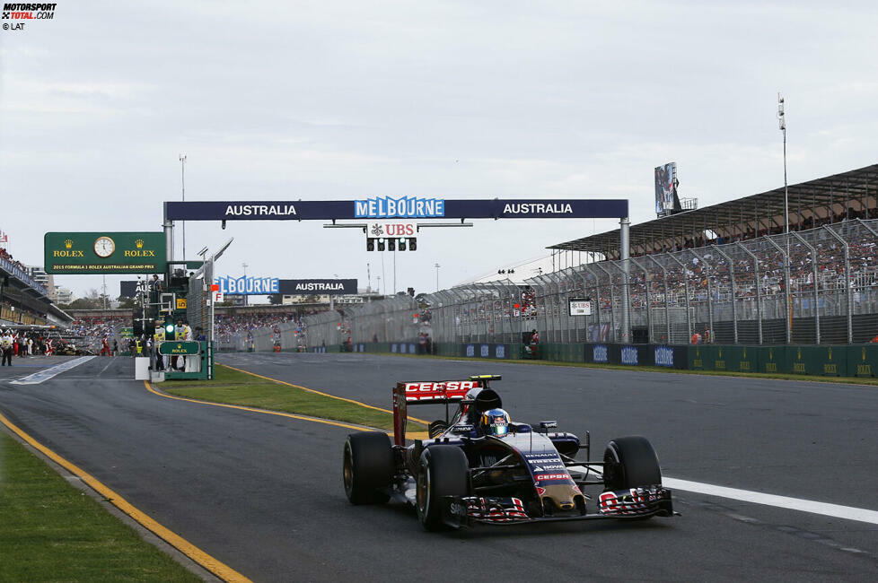 6. Carlos Sainz (Toro Rosso): Platz neun beim Großen Preis von Australien 2015 in Melbourne