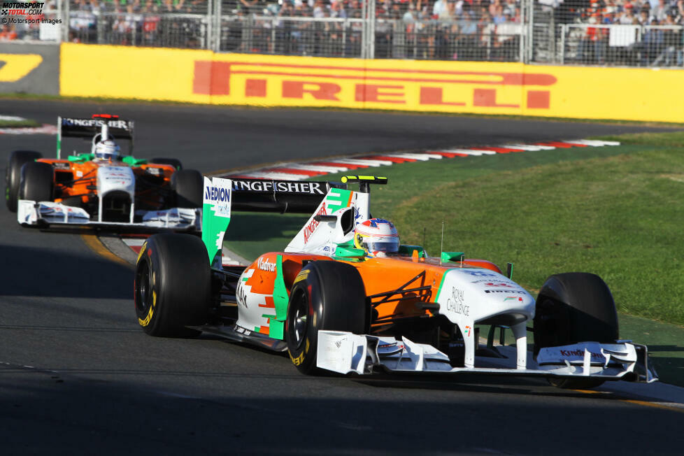10. Paul di Resta (Force India): Platz zehn beim Großen Preis von Australien 2011 in Melbourne