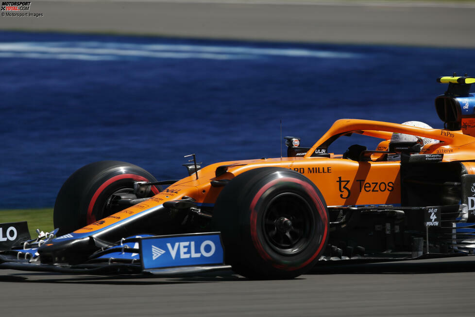 Lando Norris (1): Blitzsauberes Wochenende von Norris! Wieder mal mit dem McLaren gezeigt, was geht, wenn auch mit weniger Vorsprung auf Ricciardo als sonst. Boxenpech kostete ihn ein mögliches Podestergebnis und vielleicht auch die Siegchance. Trotzdem ein starker Auftritt beim Heimrennen!