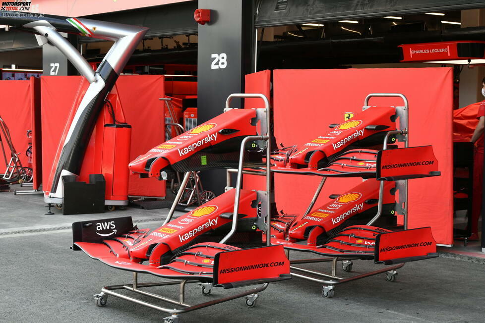Ferrari SF21: Frontflügel
